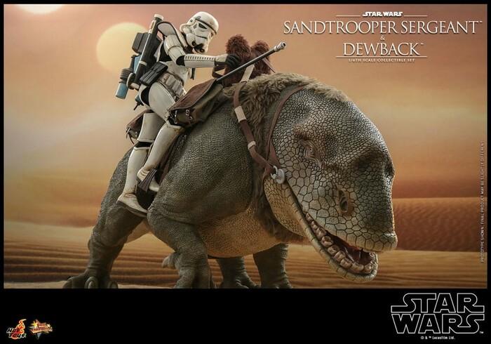 STAR WARS - Episode IV - Sandtrooper Sergeant & Dewback 2-Pack 1/6 Action Figure 12" MMS722