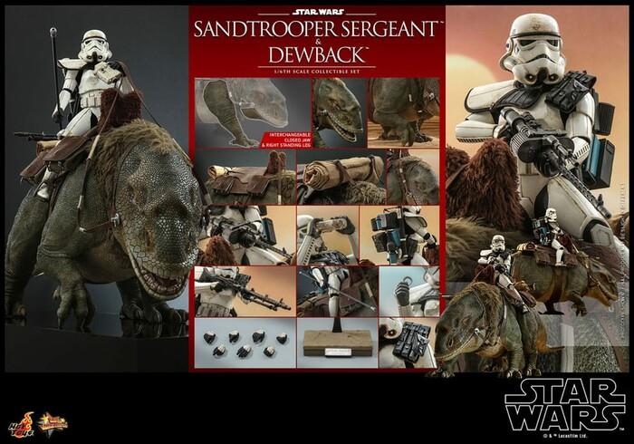 STAR WARS - Episode IV - Sandtrooper Sergeant & Dewback 2-Pack 1/6 Action Figure 12" MMS722
