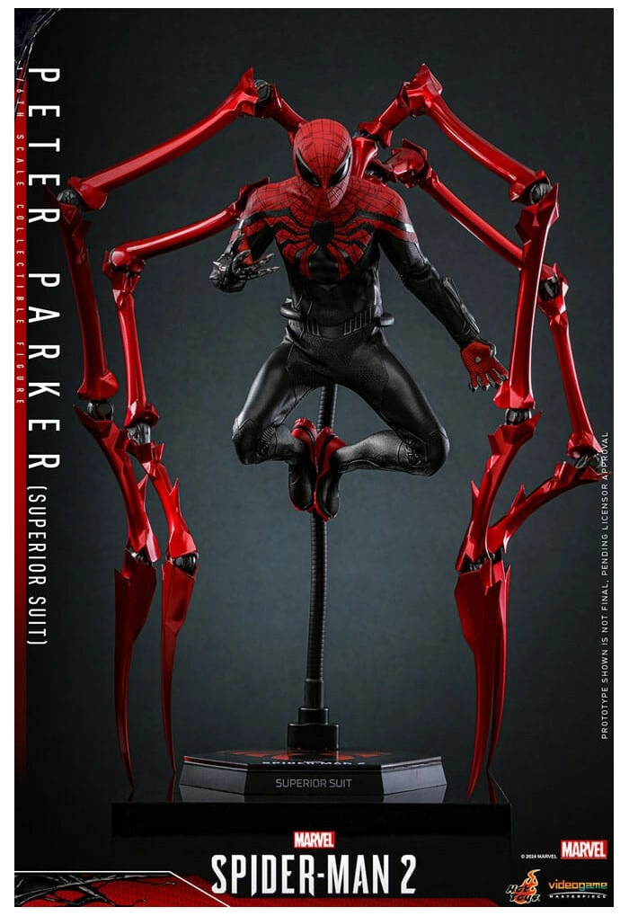 MARVEL - Spider-Man 2 Video Game - Peter Parker Superior Suit Action Figure 12" VGM61