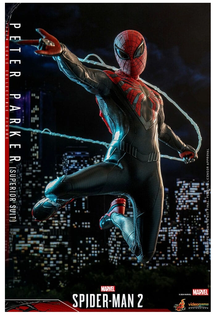 MARVEL - Spider-Man 2 Video Game - Peter Parker Superior Suit Action Figure 12" VGM61