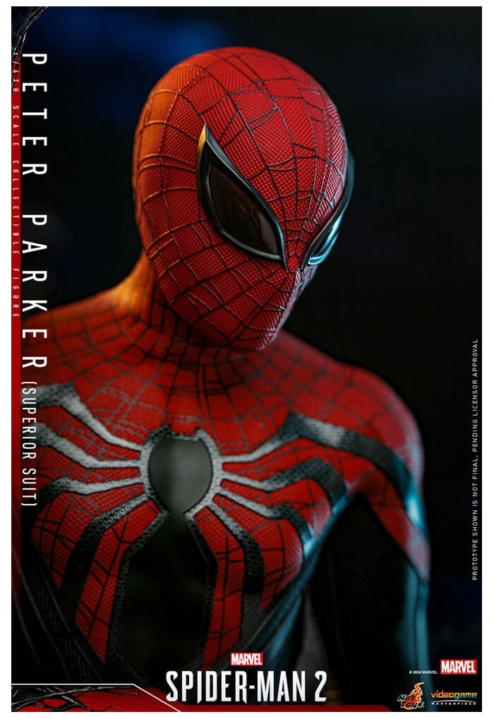 MARVEL - Spider-Man 2 Video Game - Peter Parker Superior Suit Action Figure 12" VGM61