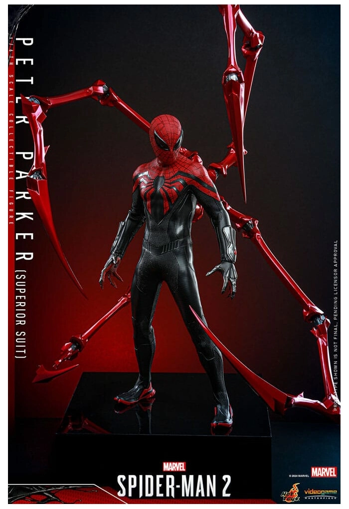 MARVEL - Spider-Man 2 Video Game - Peter Parker Superior Suit Action Figure 12" VGM61