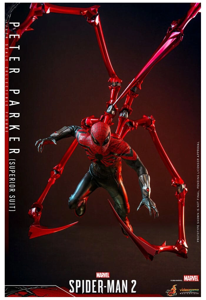 MARVEL - Spider-Man 2 Video Game - Peter Parker Superior Suit Action Figure 12" VGM61