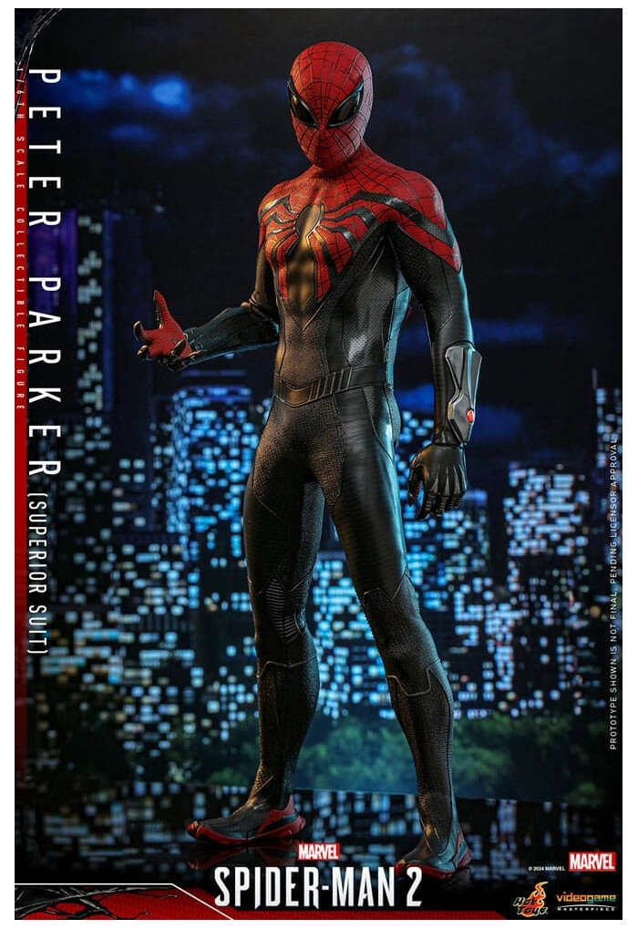 MARVEL - Spider-Man 2 Video Game - Peter Parker Superior Suit Action Figure 12" VGM61