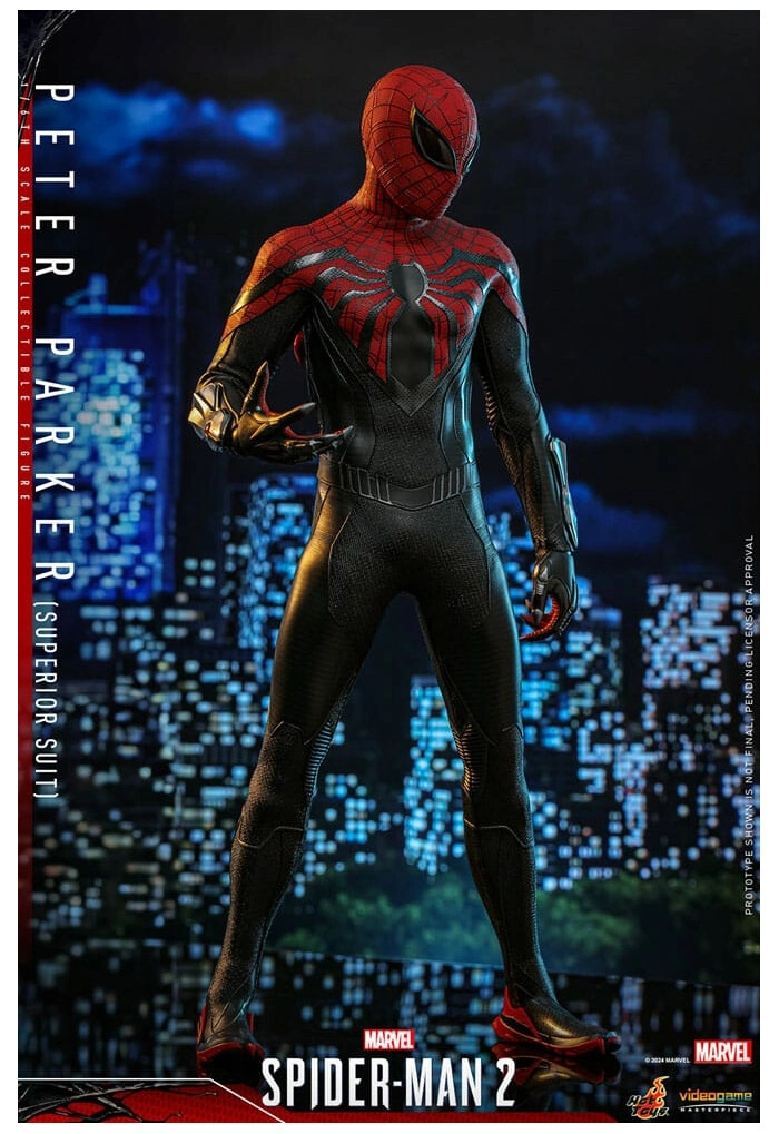 MARVEL - Spider-Man 2 Video Game - Peter Parker Superior Suit Action Figure 12" VGM61