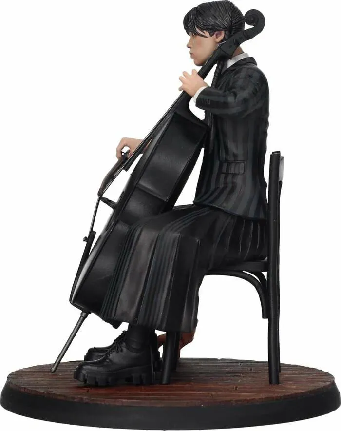 ADDAMS FAMILY - Wednesday With Cello And Thing Pvc Figure