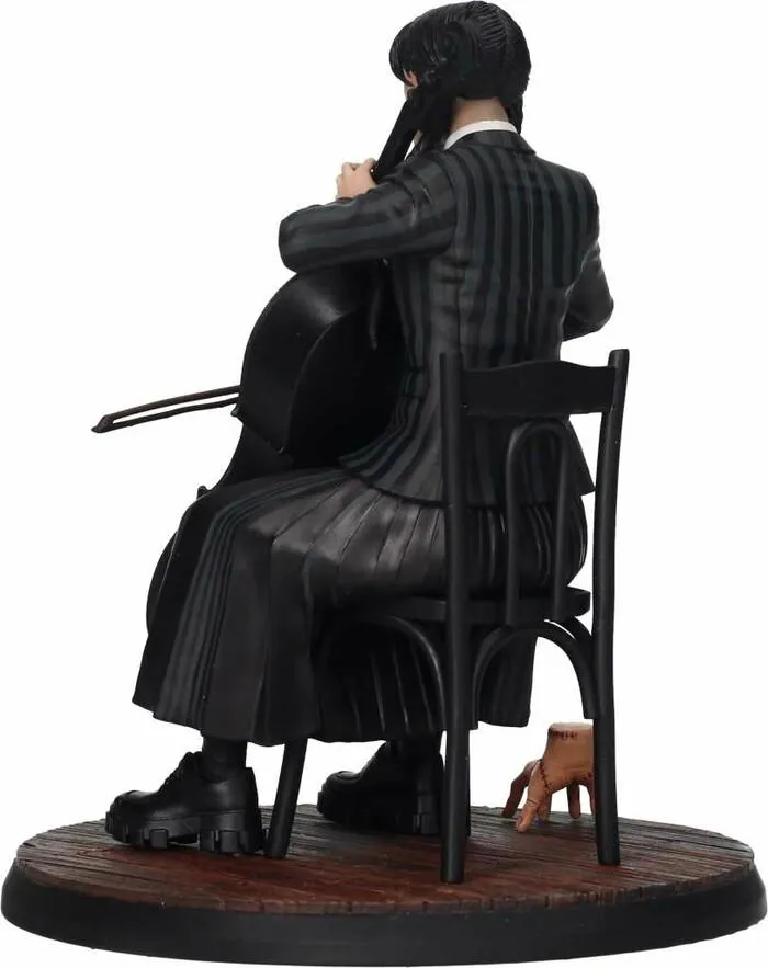 ADDAMS FAMILY - Wednesday With Cello And Thing Pvc Figure