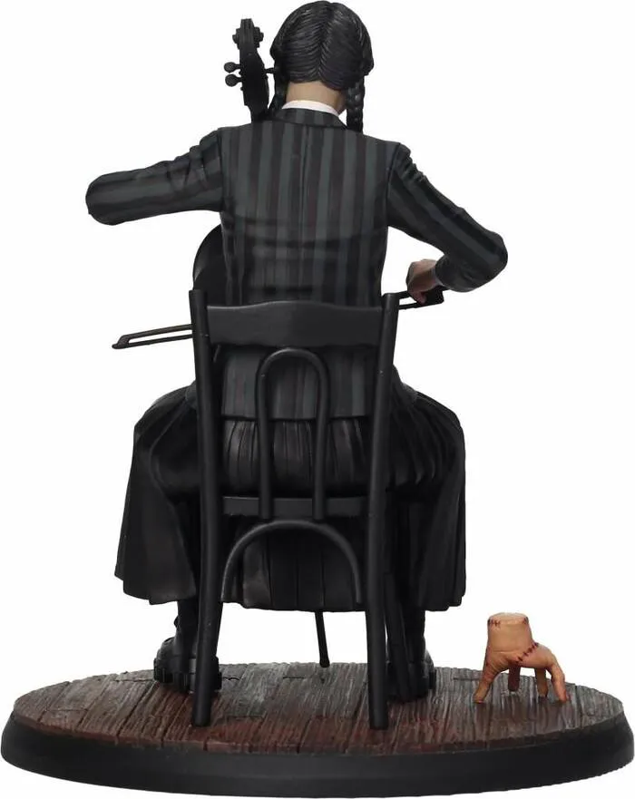 ADDAMS FAMILY - Wednesday With Cello And Thing Pvc Figure