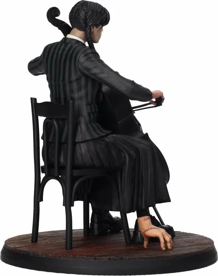 ADDAMS FAMILY - Wednesday With Cello And Thing Pvc Figure