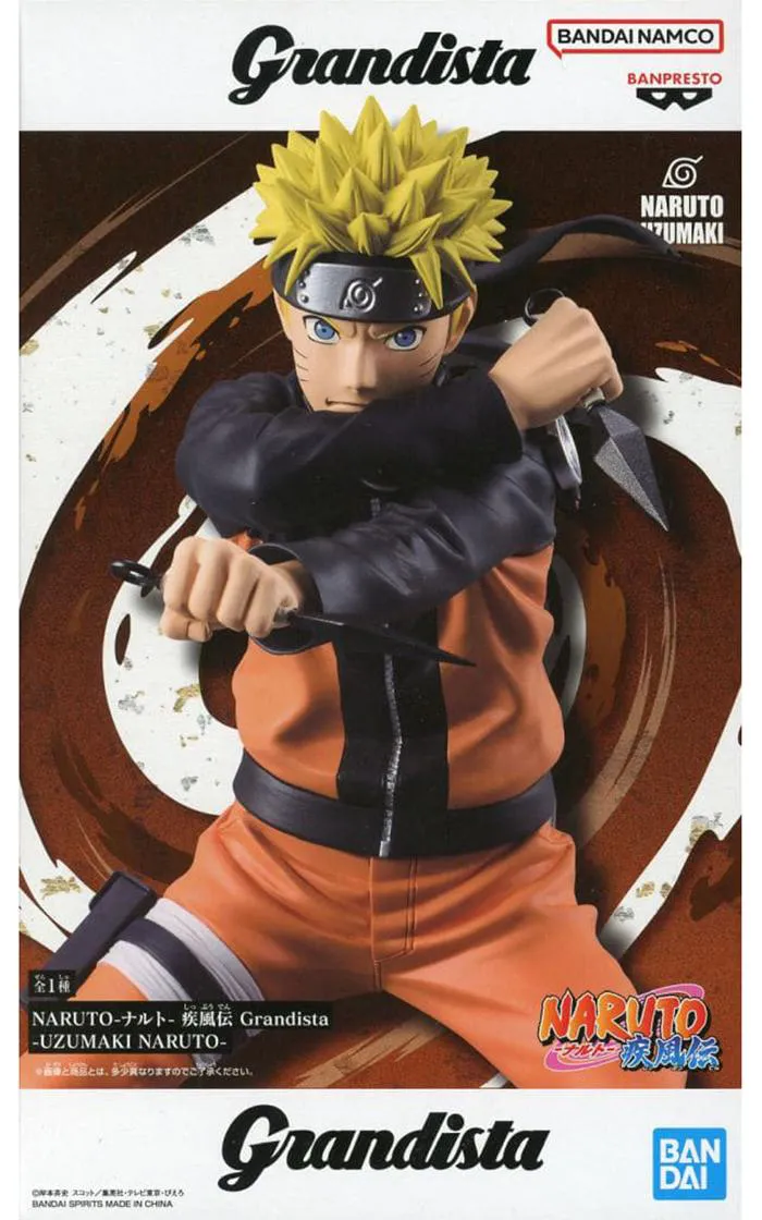 NARUTO SHIPPUDEN - Grandista - Uzumaki Naruto DX Pvc Figure