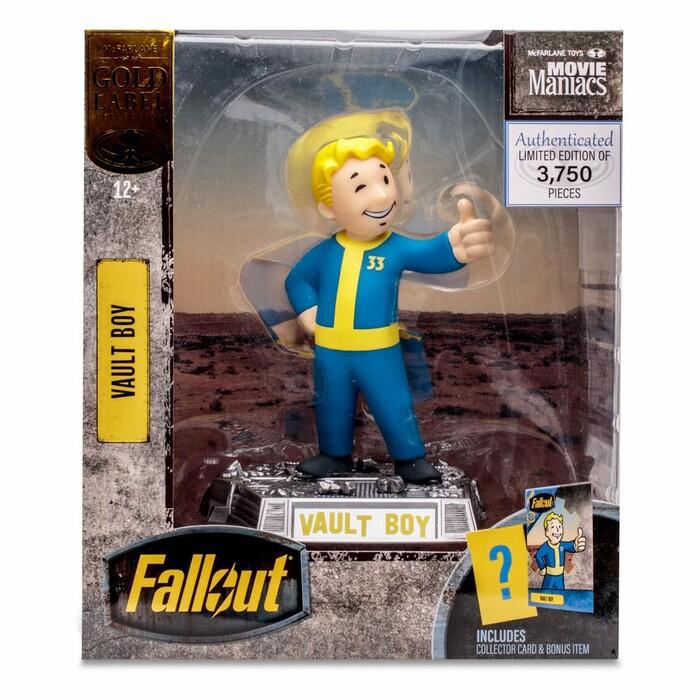 FALLOUT - Movie Maniacs - Vault Boy Gold Label Action Figure