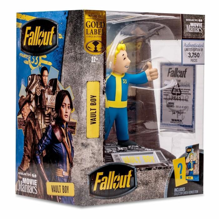 FALLOUT - Movie Maniacs - Vault Boy Gold Label Action Figure