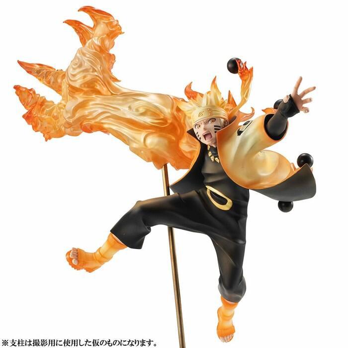 NARUTO SHIPPUDEN - Naruto Uzumaki Six Paths Sage Mode 15th Anniversary Ver. 1/8 Pvc Figure G.E.M.