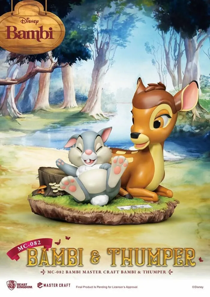 DISNEY - Bambi & Thumper Master Craft Statue