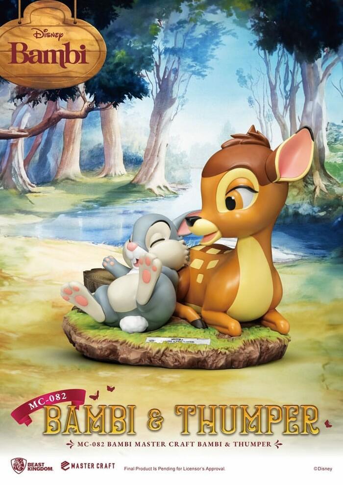 DISNEY - Bambi & Thumper Master Craft Statue