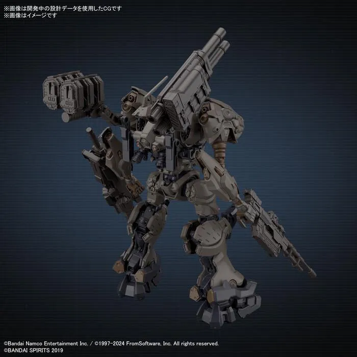 30MM ARMORED CORE VI - RaD CC-2000 Orbiter Nightfall Model Kit # 01