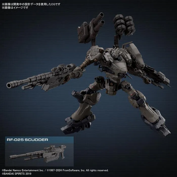 30MM ARMORED CORE VI - RaD CC-2000 Orbiter Nightfall Model Kit # 01
