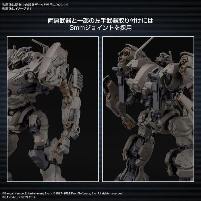 30MM ARMORED CORE VI - RaD CC-2000 Orbiter Nightfall Model Kit # 01