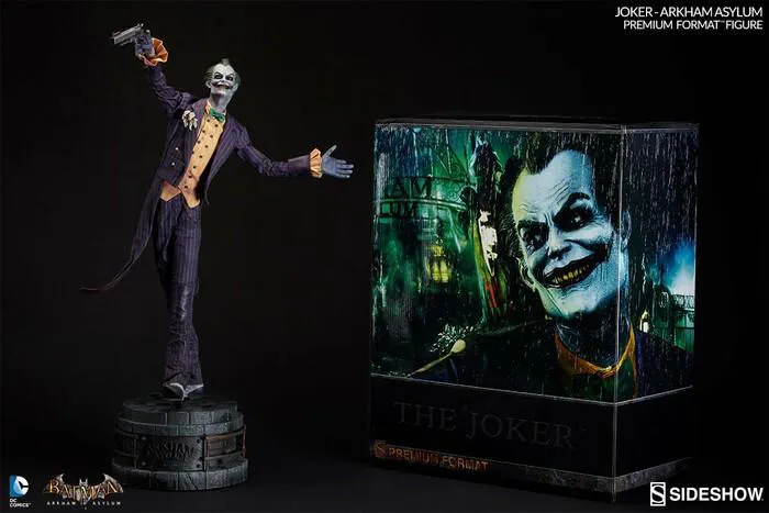 BATMAN - Arkham Asylum - Joker Premium Format Figure 1/4 Statue N.979 - Defective