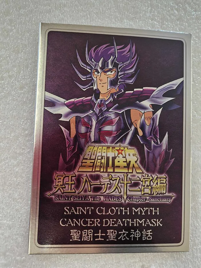SAINT SEIYA - Myth Cloth Metal Plate Death Mask Cancer / Cancro Surplice