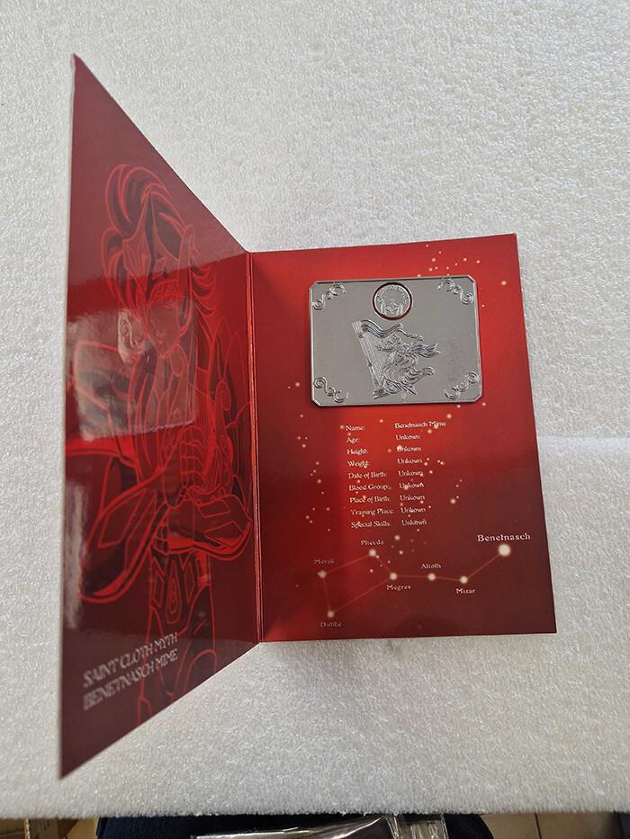 SAINT SEIYA - Myth Cloth Metal Plate Benetnasch Mime Eta Carinae / Lira
