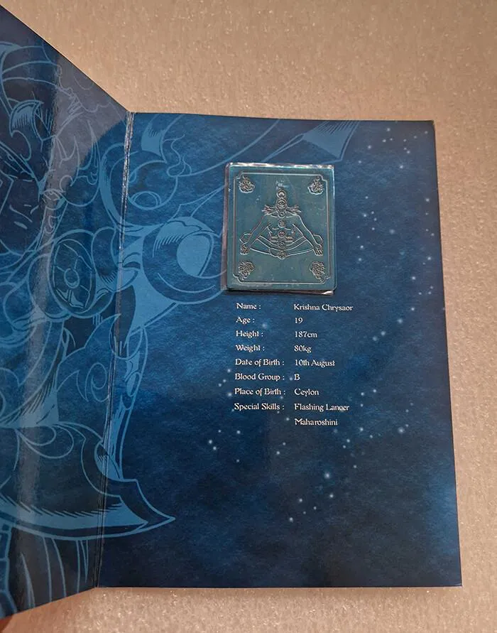 SAINT SEIYA - Myth Cloth Metal Plate Chrysaor Krishna / Crisaore