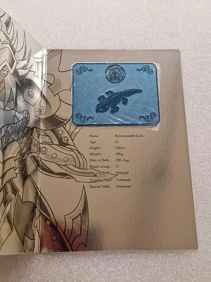 SAINT SEIYA - Myth Cloth Metal Plate Lemuri Limnades Casa