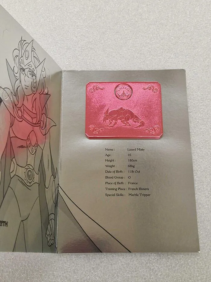 SAINT SEIYA - Myth Cloth Metal Plate Misty Lizard / Eris Lucertola