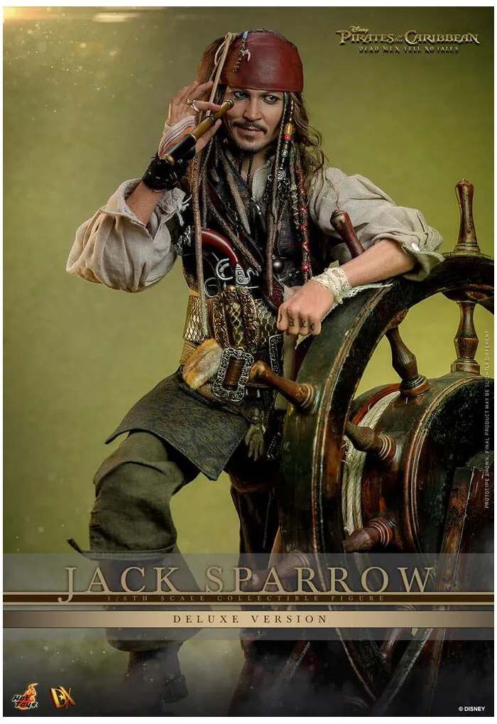 PIRATES OF THE CARIBBEAN - Dead Men Tell No Tales - Jack Sparrow Deluxe Ver. 1/6 Action Figure 12" DX-38