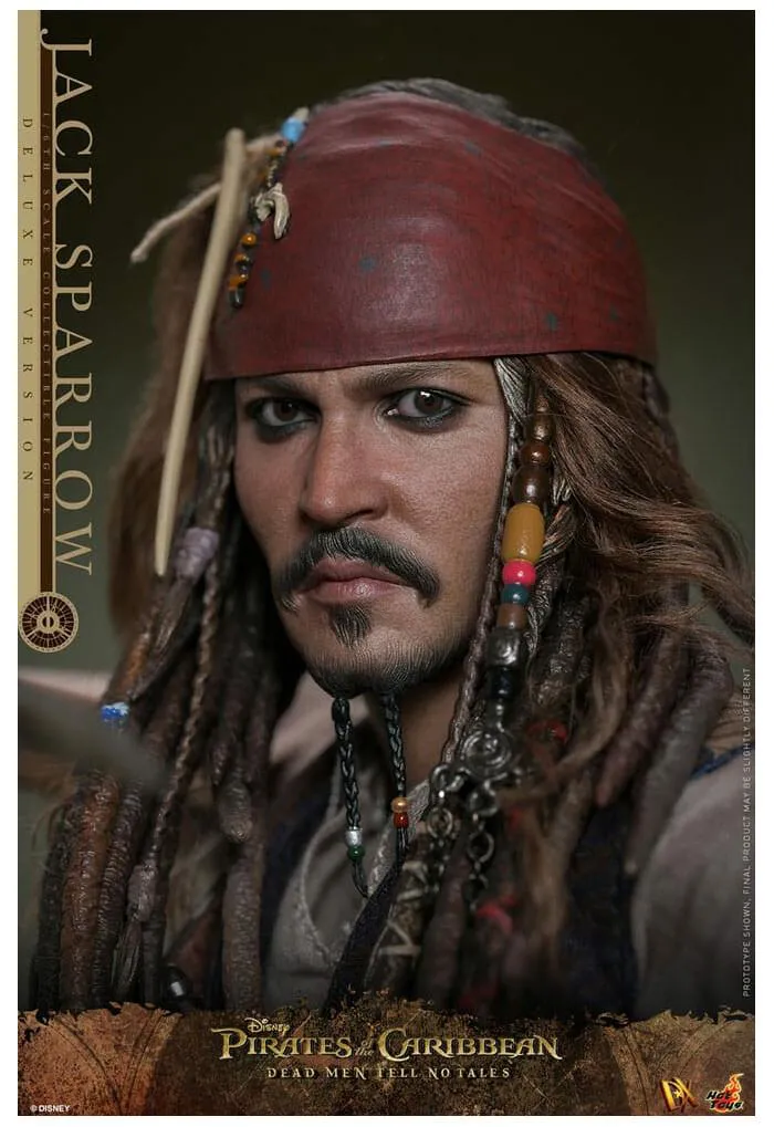 PIRATES OF THE CARIBBEAN - Dead Men Tell No Tales - Jack Sparrow Deluxe Ver. 1/6 Action Figure 12" DX-38