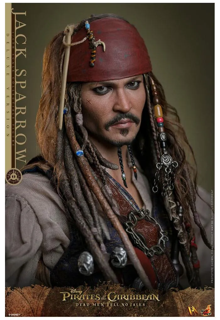PIRATES OF THE CARIBBEAN - Dead Men Tell No Tales - Jack Sparrow Deluxe Ver. 1/6 Action Figure 12" DX-38