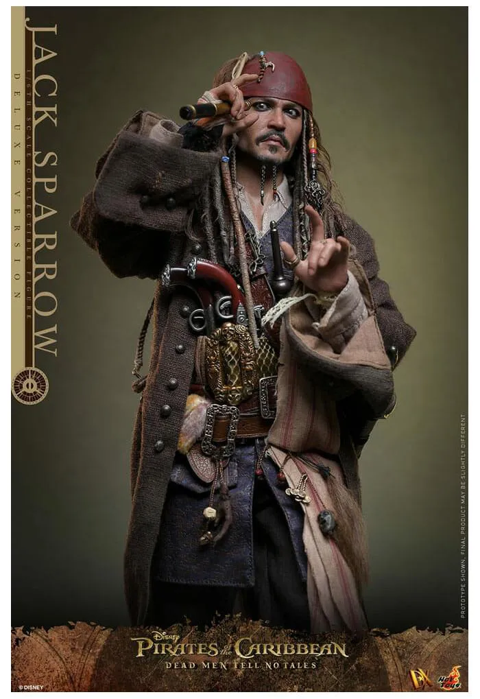 PIRATES OF THE CARIBBEAN - Dead Men Tell No Tales - Jack Sparrow Deluxe Ver. 1/6 Action Figure 12" DX-38