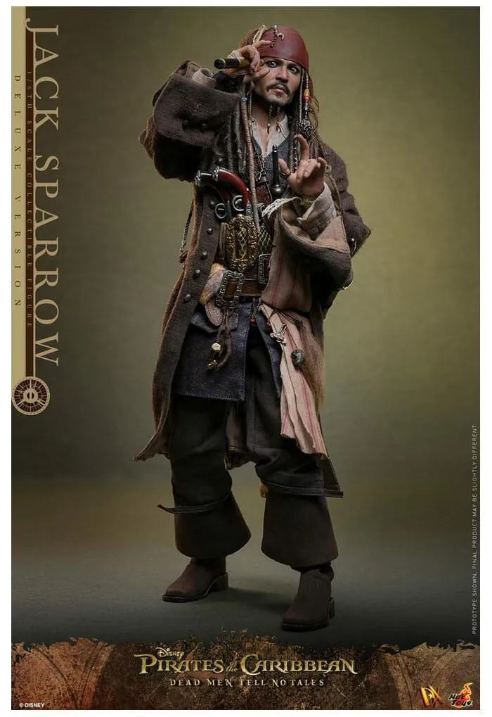 PIRATES OF THE CARIBBEAN - Dead Men Tell No Tales - Jack Sparrow Deluxe Ver. 1/6 Action Figure 12" DX-38