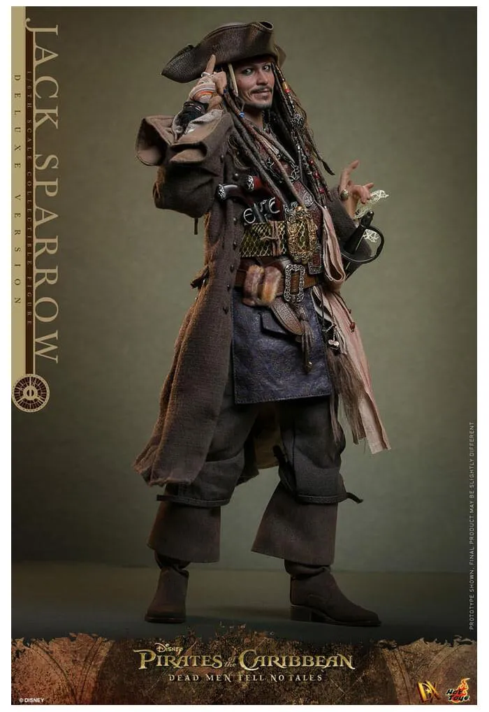 PIRATES OF THE CARIBBEAN - Dead Men Tell No Tales - Jack Sparrow Deluxe Ver. 1/6 Action Figure 12" DX-38