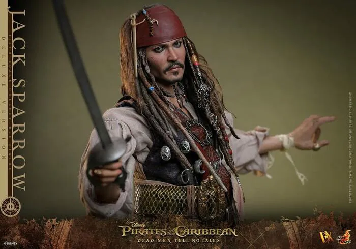PIRATES OF THE CARIBBEAN - Dead Men Tell No Tales - Jack Sparrow Deluxe Ver. 1/6 Action Figure 12" DX-38