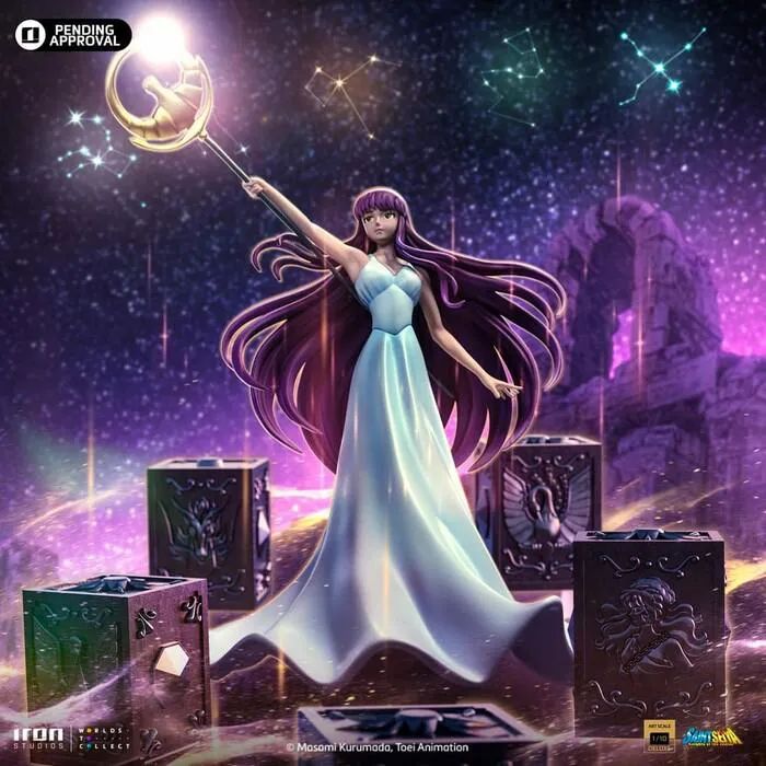 SAINT SEIYA - Saori Kido Lady Isabel Athena 1/10 Deluxe Art Scale Statue