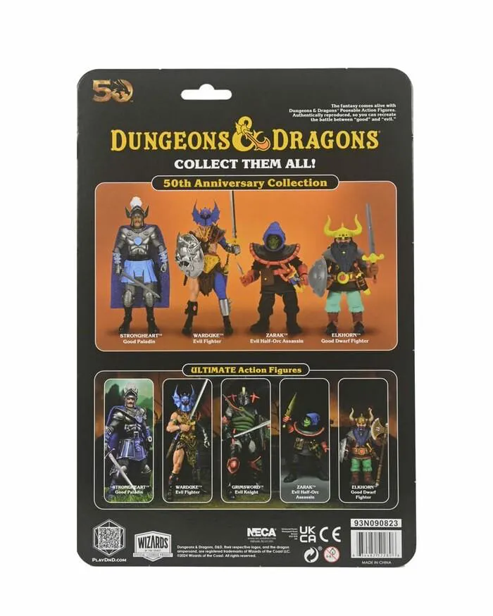 DUNGEONS & DRAGONS - Warduke on Blister Card 50th Anniversary Action Figure