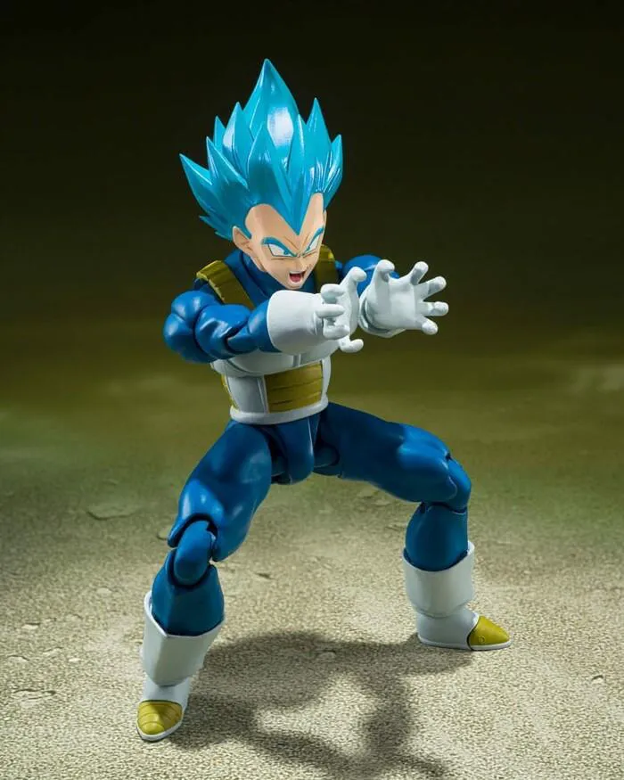 DRAGON BALL - Super - Super Saiyan God Super Saiyan Vegeta Unwavering Saiyan Pride S.H. Figuarts Action Figure