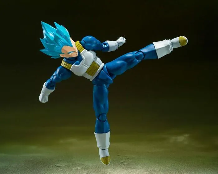 DRAGON BALL - Super - Super Saiyan God Super Saiyan Vegeta Unwavering Saiyan Pride S.H. Figuarts Action Figure