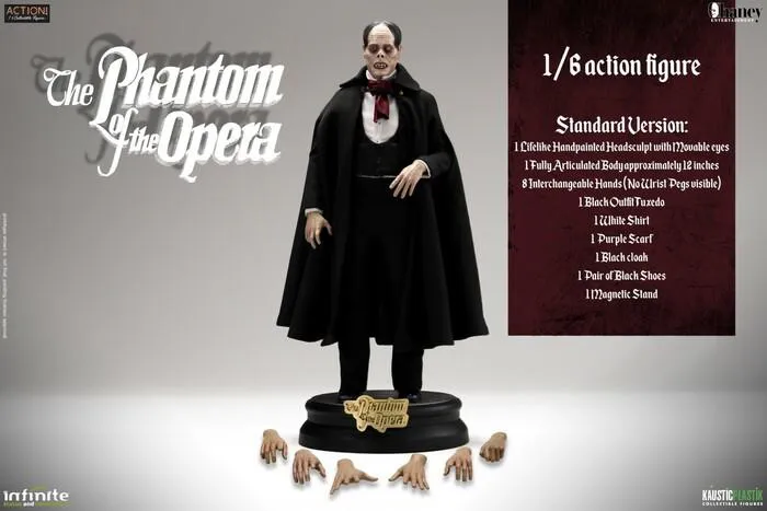 UNIVERSAL MONSTERS - Lon Chaney As The Phantom Of The Opera Standard Ver. 1/6 Action Figure 12"