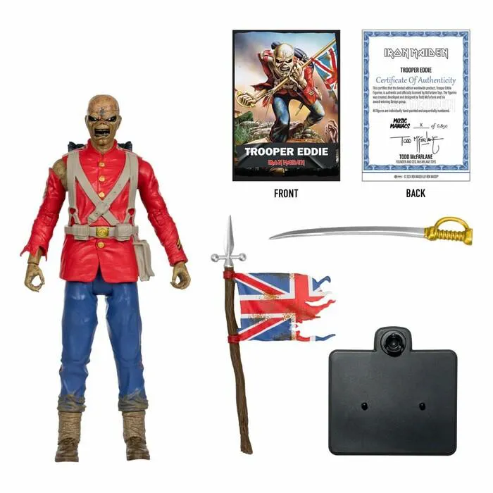 IRON MAIDEN - Metal Music Maniacs - Eddie Trooper Action Figure