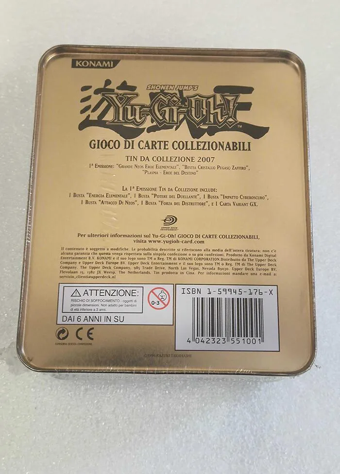 YU-GI-OH! - Tin 2007 - Bestia Cristallo Pegaso Zaffiro Italiano