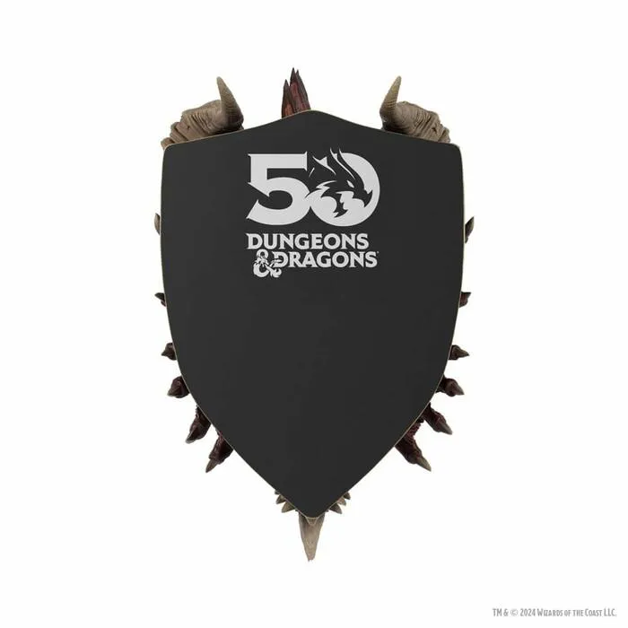 D&D - Replicas of the Realms - Ancient Red Dragon Trophy Plaque Life-Size Foam Figure - Limited Edition 50th Anniversary