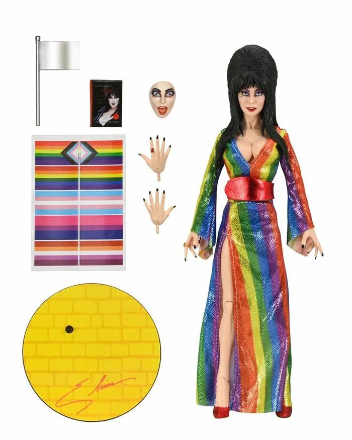 ELVIRA - Mistress of the Dark - Over the Rainbow Elvira Clothed Action Figure