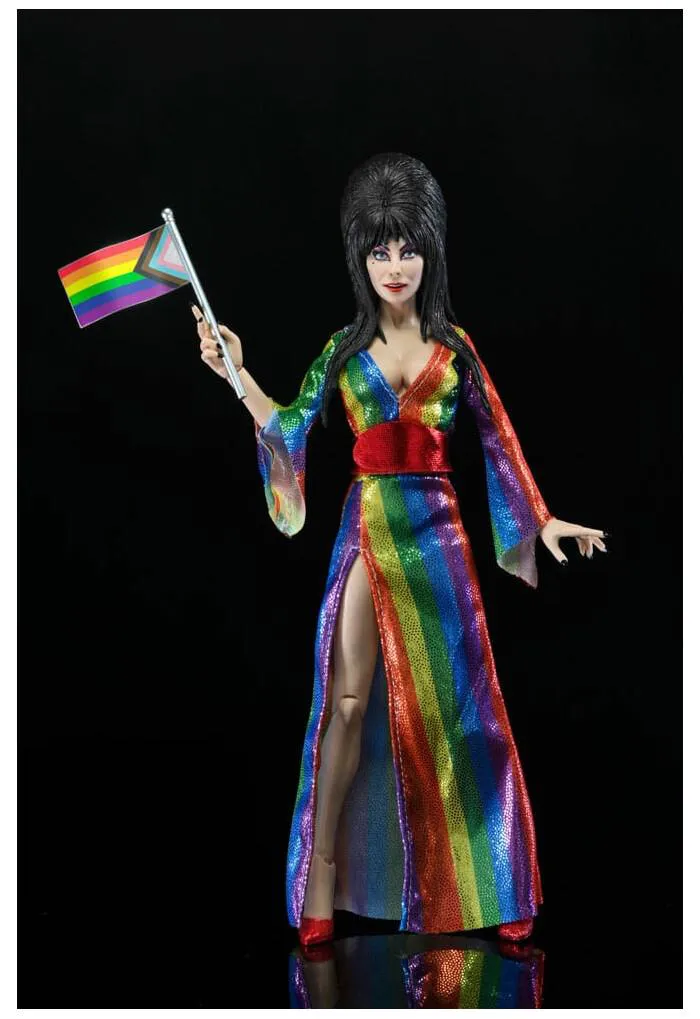 ELVIRA - Mistress of the Dark - Over the Rainbow Elvira Clothed Action Figure