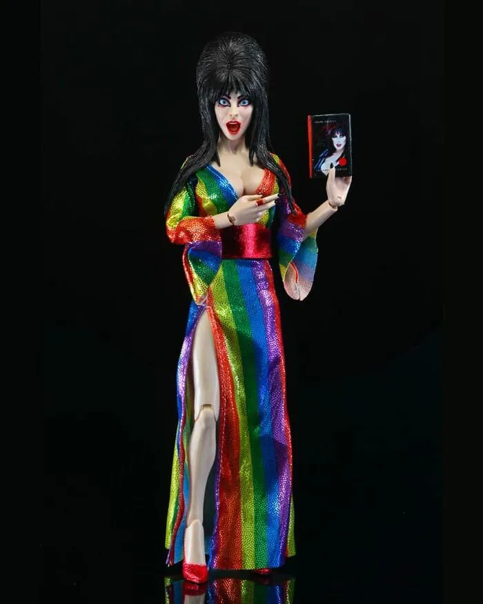 ELVIRA - Mistress of the Dark - Over the Rainbow Elvira Clothed Action Figure