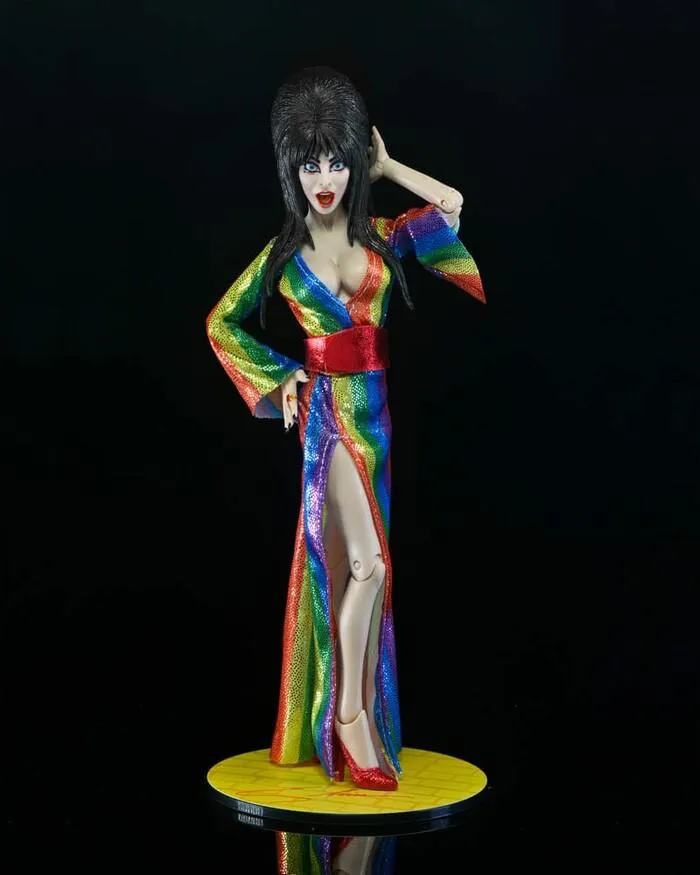 ELVIRA - Mistress of the Dark - Over the Rainbow Elvira Clothed Action Figure