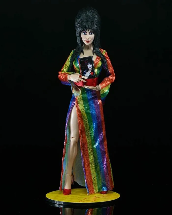 ELVIRA - Mistress of the Dark - Over the Rainbow Elvira Clothed Action Figure