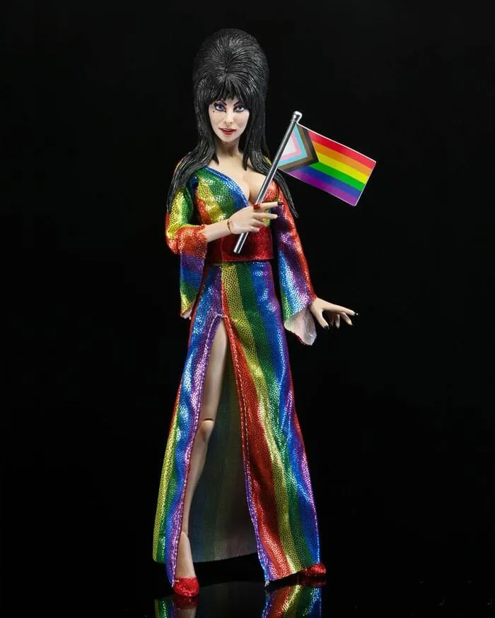 ELVIRA - Mistress of the Dark - Over the Rainbow Elvira Clothed Action Figure