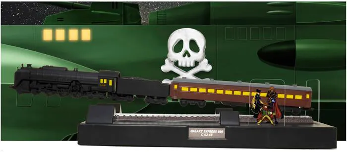 GALAXY EXPRESS 999 - Floating Model Galaxy Express 999 Captain Harlock Ver.